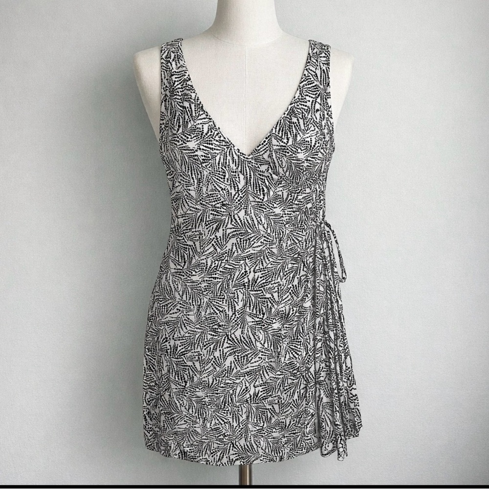 Calvin Klein Swimwear Cover Dress | Black and White | Size M